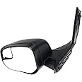 Kool Vue Driver Side Non-Electric Mirror for Ford Transit Connect 2014-2022 With Spotter Glass Textured