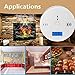 Carbon Monoxide Alarm Detector with Voice Warning, Digital Travel Portable CO Sensor Alarm Battery Operated for Home/Cars 2 Pack