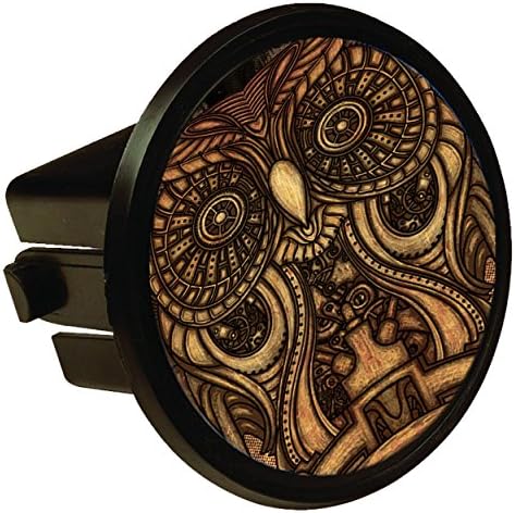 Steampunk Owl Round Hitch Cover Hitch Plug
