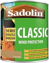Sadolin Classic Wood Protection 1L Light Oak Exterior Decking Cladding Fencing view 2