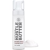 Hustle Bubbles Tattoo Aftercare Soap - Antibacterial Cleanser To Clean New Tattoos & Piercings - Essential Body Art Supplies 7oz