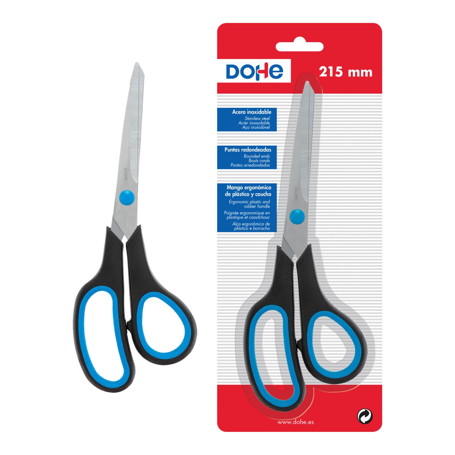 MTL – Scissors 210 mm Negro-Azul