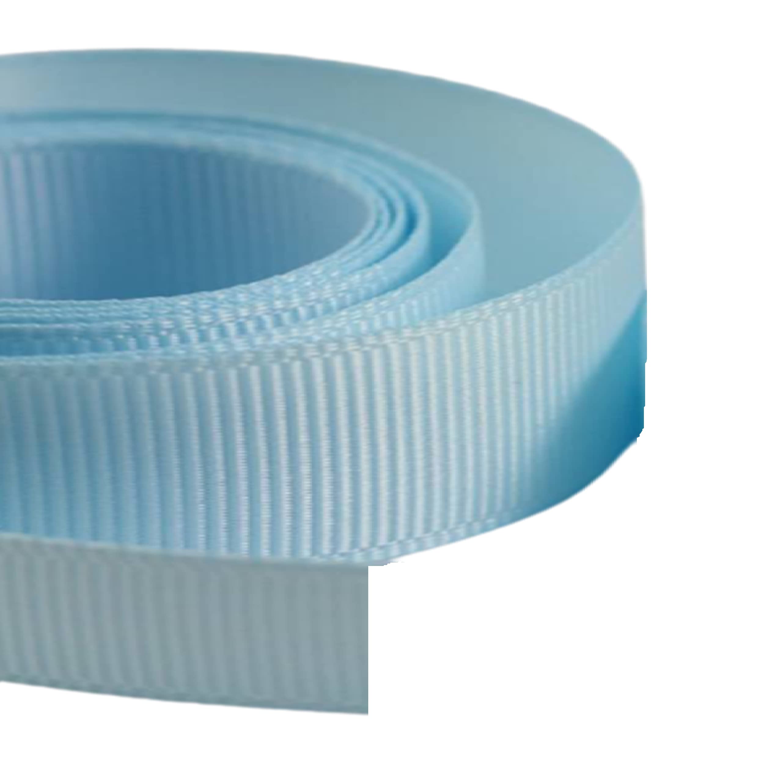 Pale Blue Grosgrain Ribbon - 25mm (1 Inch) Wide X 10 Meters Double Sided Ribbon for Gifts Wrap Sew Party, Decorations Events Dress Wedding Christmas Crafts, Bows Balloons, Easter — image 1