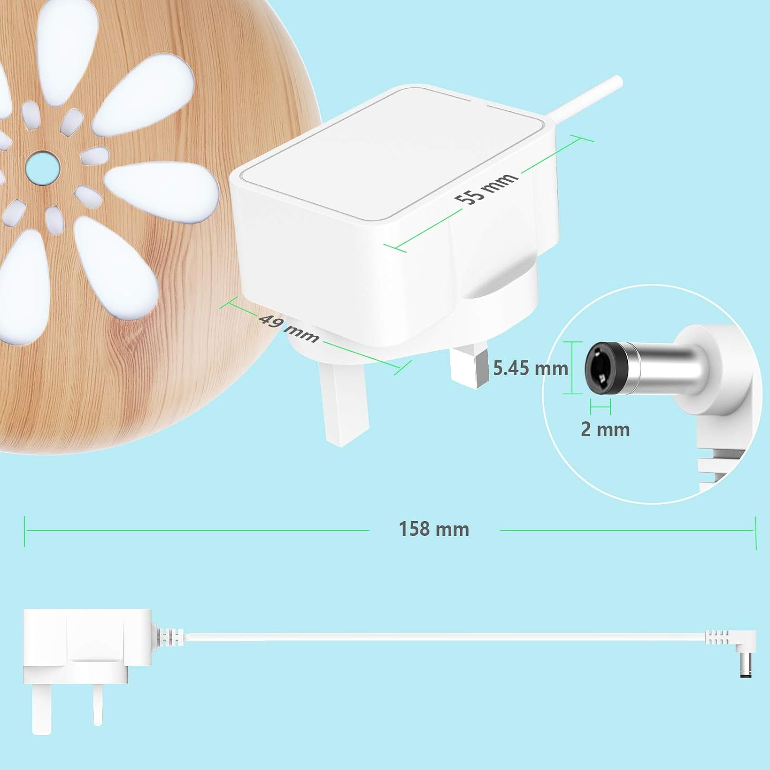 GeeRic AC/DC Adapter Out Put 24V/0.5A - Image 5