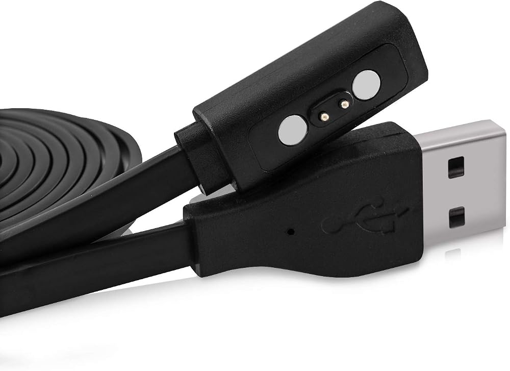 kwmobile USB Charger Cable for Pebble 2SE, 2+, Time, Time Steel, Time Round