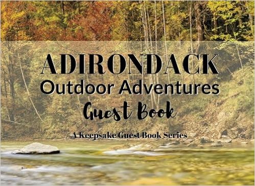 Adirondack Outdoor Adventures Guest Book Visitor Registry For