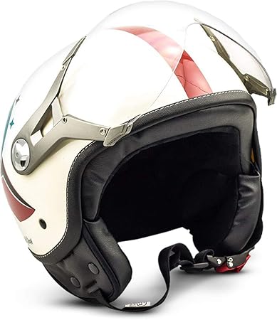 Soxon® SP-325 „Winner“ · Jet-Helm · Motorrad-Helm Roller-Helm Scooter-Helm Bobber Mofa-Helm Chopper · ECE Visier Schnellversc