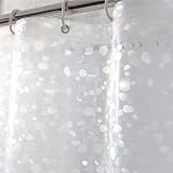 WELTRXE Waterproof Shower Curtain Liner 183x200cm 3 Magnets Mildew Resistant view 3