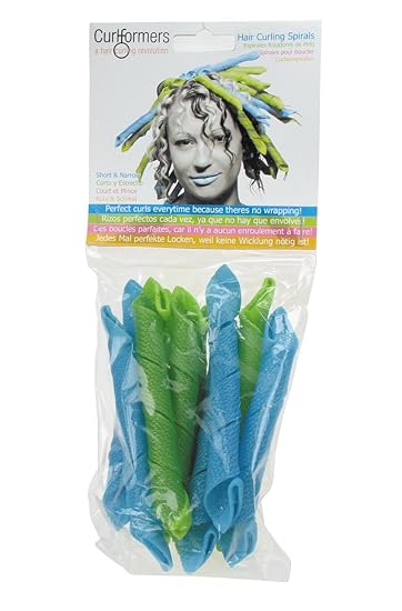 Curlformers Genuine Patented 10 Short Corkscrew Curls Top-up Pack (Hook Not Included, Please Buy Separately)