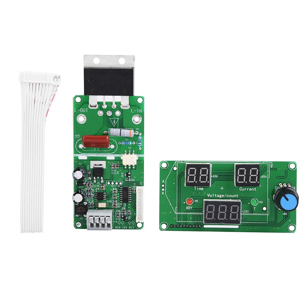 Spot Welder Control,Spot Welder Time Control Module Digital Display Controller Board(100A)