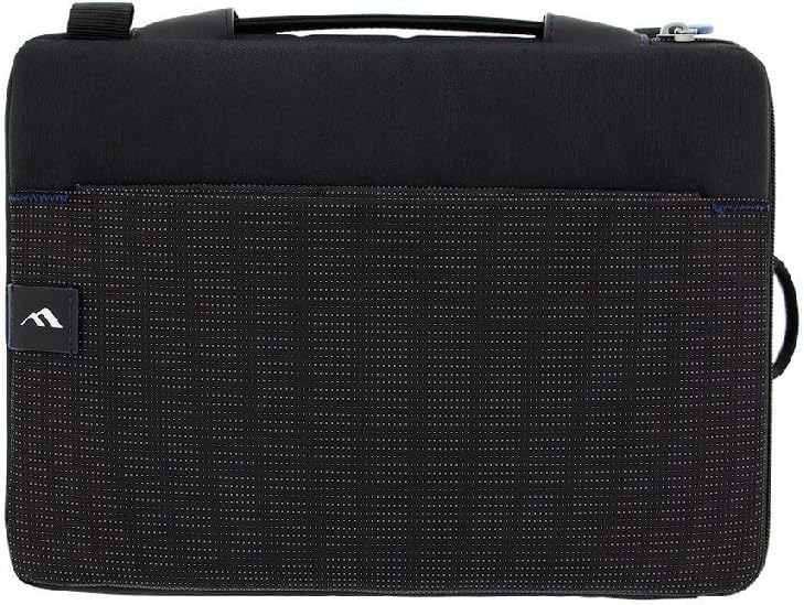 Brenthaven Tred Horizontal Sleeve with Pouch Fits 14 Inch Chromebooks,Laptops,Tablets for K-12 Students, Teachers and Kids–Black,Durable,Rugged Protection from Impact and Compression