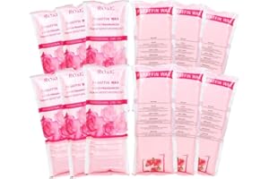 Toyar Paraffin Wax Refills, 12 Pack Rose Scented Paraffin Wax Beads Blocks for Paraffin Bath