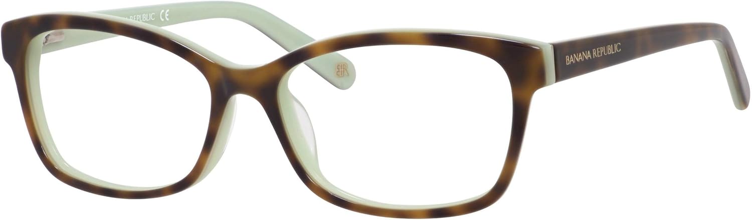 Amazon Com Eyeglasses Banana Republic Khole 0jzh Tortoise Mint Clothing