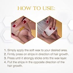 GiGi Wax Strips Non Woven for Hair Removal - Small