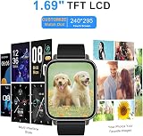 Motast Unisex Smartwatch 1.69 inch Fitness Tracker Heart Rate IP68 Waterproof view 6