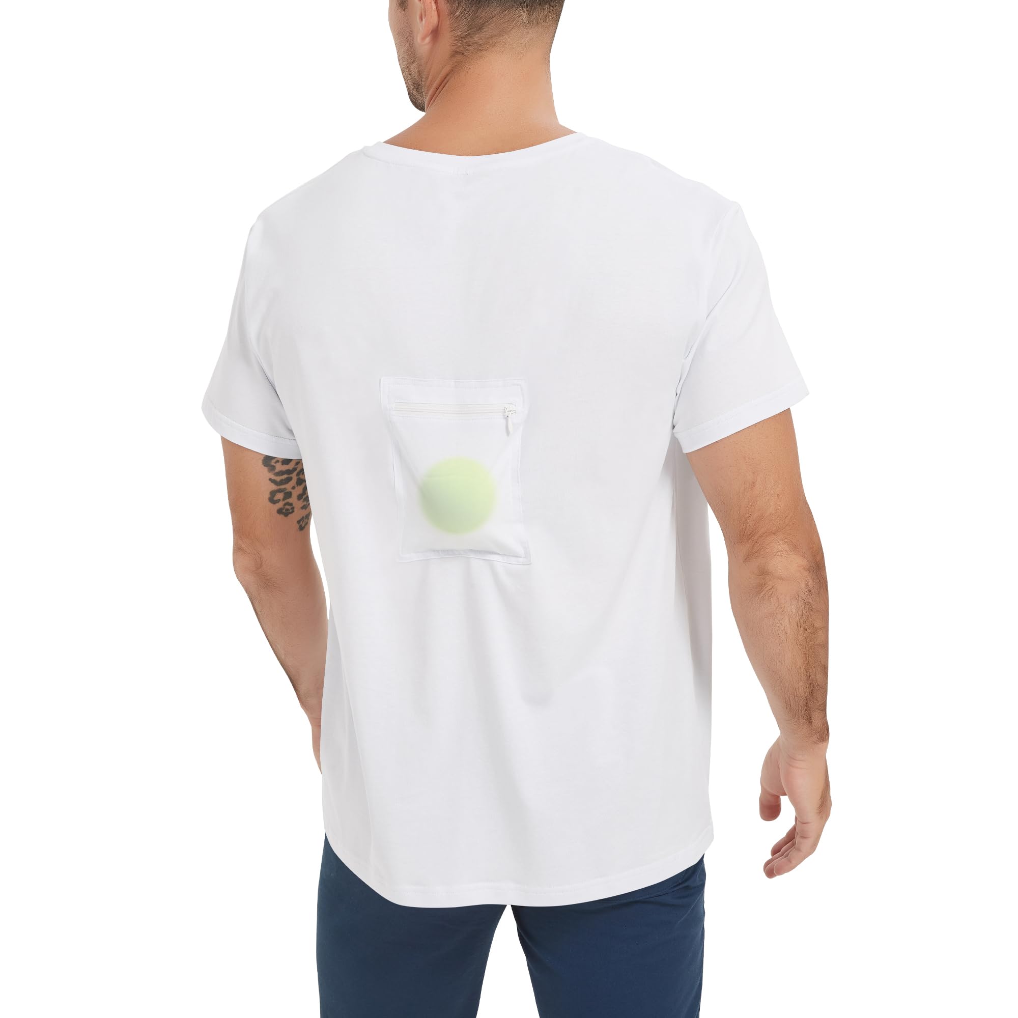 Photo 1 of Codida Sleep Apnea T-Shirt on Side Positional Therapy to Prevent Back Sleeping (White, L)