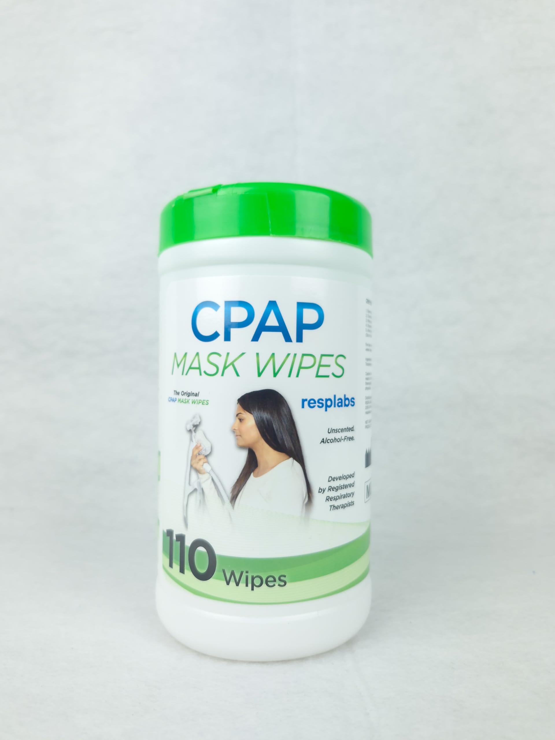 resplabs CPAP Mask Wipes Unscented Cleaner for Full Face, Nasal Masks & Supplies 110 Wipes