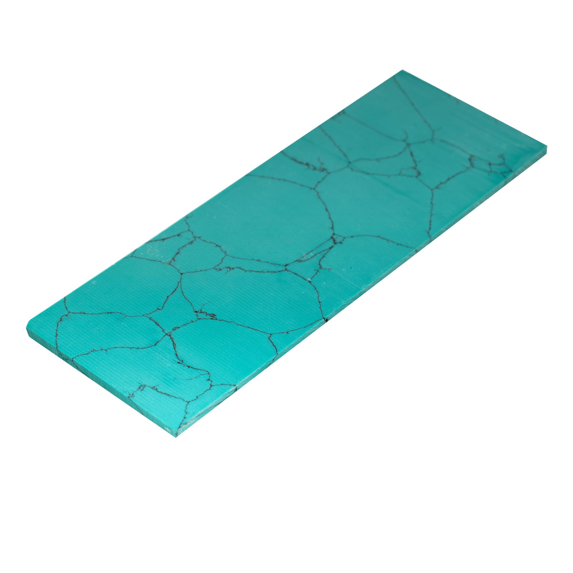 Musiclily Pro Man-Made Guitar Inlay Material Blank Sheet 95x35x2mm, Chrysocolla