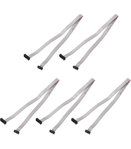 sourcing map IDC Wire Flat Ribbon Cable FC/FC Connettore tipo A 50Pin 2,54 mm Passo 50 50cm