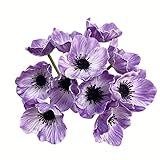 Rikyo 10 Stem 11" Bouquets Artificial Flowers Poppy