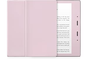 Tacky Design Solid Color Skin for Kindle Oasis Skin Decal Wrap Classic Color Vinyl, Premium 3M Decal Sticker for Full Surface Coverage (Blush Pink, Oasis (10th Gen, 2019))