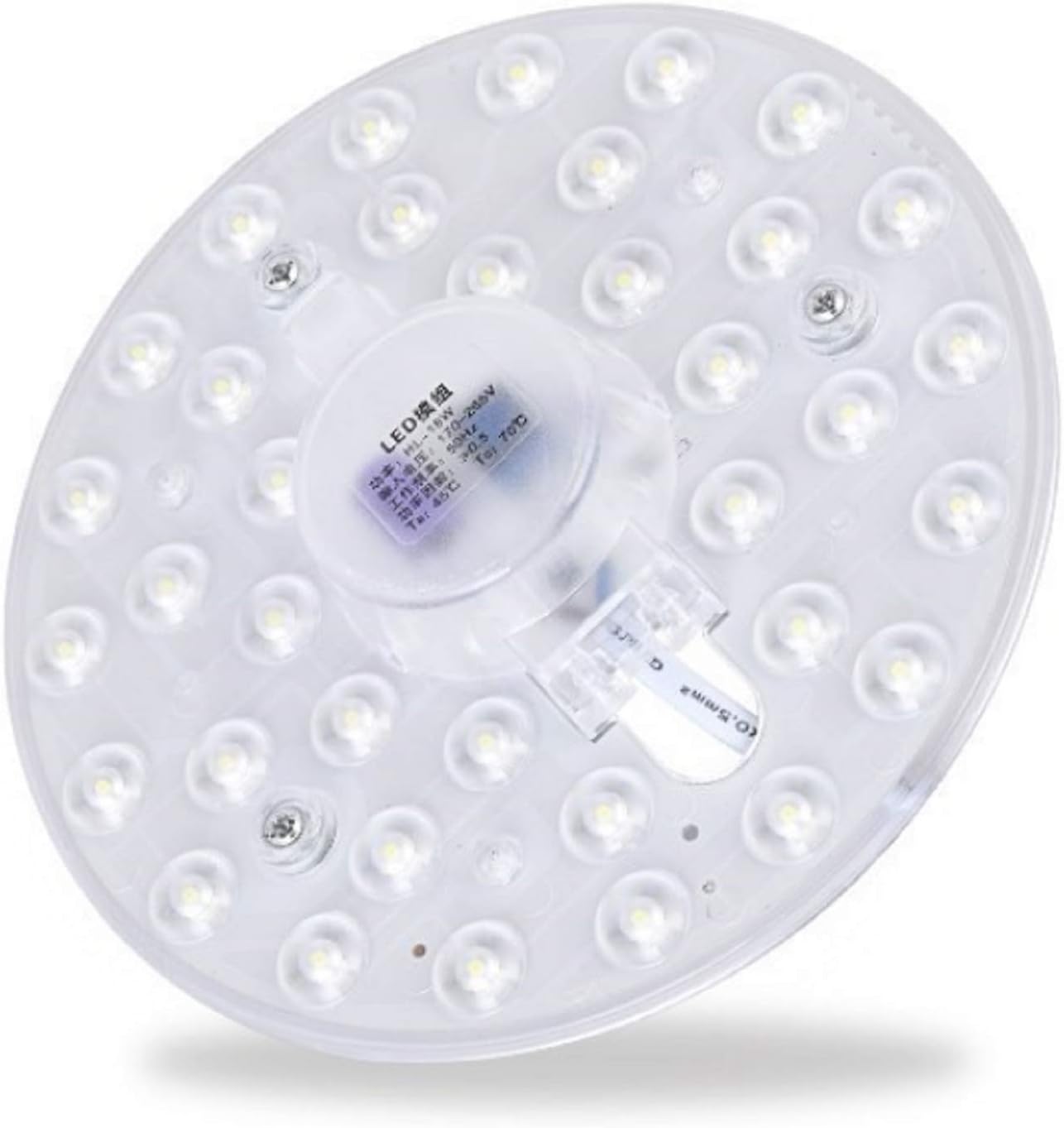 MASUNN 12W 18W 24W SMD5730 LED Ceiling Panel Circle Light Module Lamp Board Circular AC220V - 18W, White 18w, 1 Unité (Lot de 1)