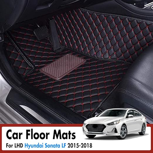 HCDSWSN Car Floor Mats, for Hyundai Sonata LF 2015 2016