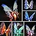 SOLARMKS Garden Solar Lights Outdoor Decorative Stake Lights,Chameleon Multi-Color Changing LED Fairy Garden Lights,3 Pack Solar Fiber Optic Butterfly Garden Decorative Lights