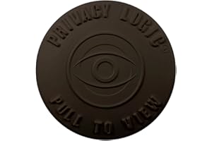 PRIVACY LOGIC® Portable Peephole Cover, Brown