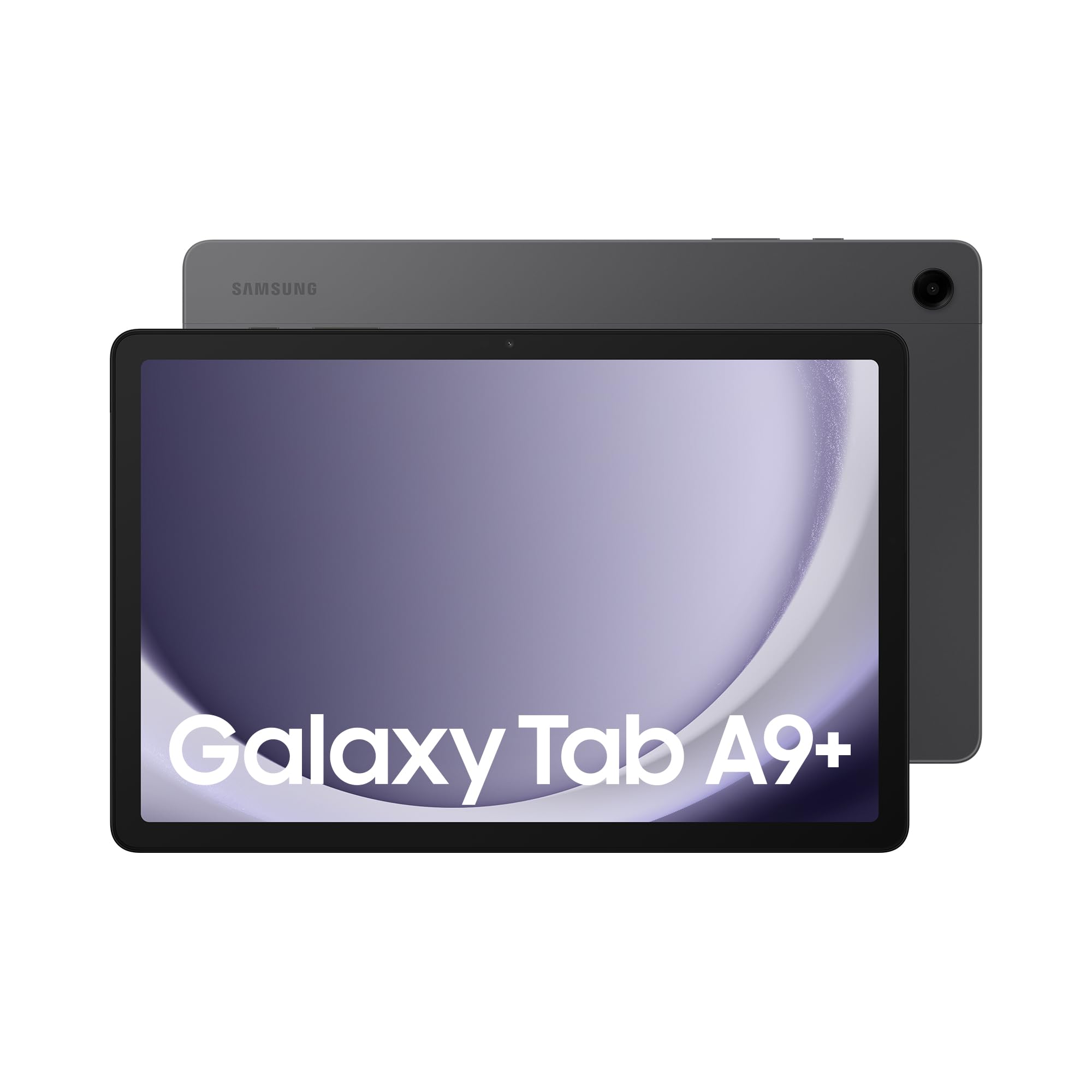 Samsung Galaxy Tab A9+ Android Tablet, 64GB Storage, Large Display, 3D Sound, Graphite, 3 Year Samsung Extended Warranty (UK Version)