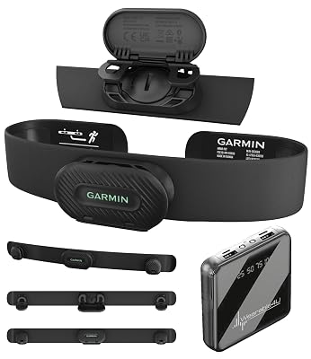 Wearable4U Garmin HRM-Fit - Women Heart Rate Real-Time Monitor w/a Comfortable Clip-on for Sports Bras | Up to 1 Year Battery Life | HRM for Running, Cycling & Fitness. 010-13314-00 + Gift Bundle