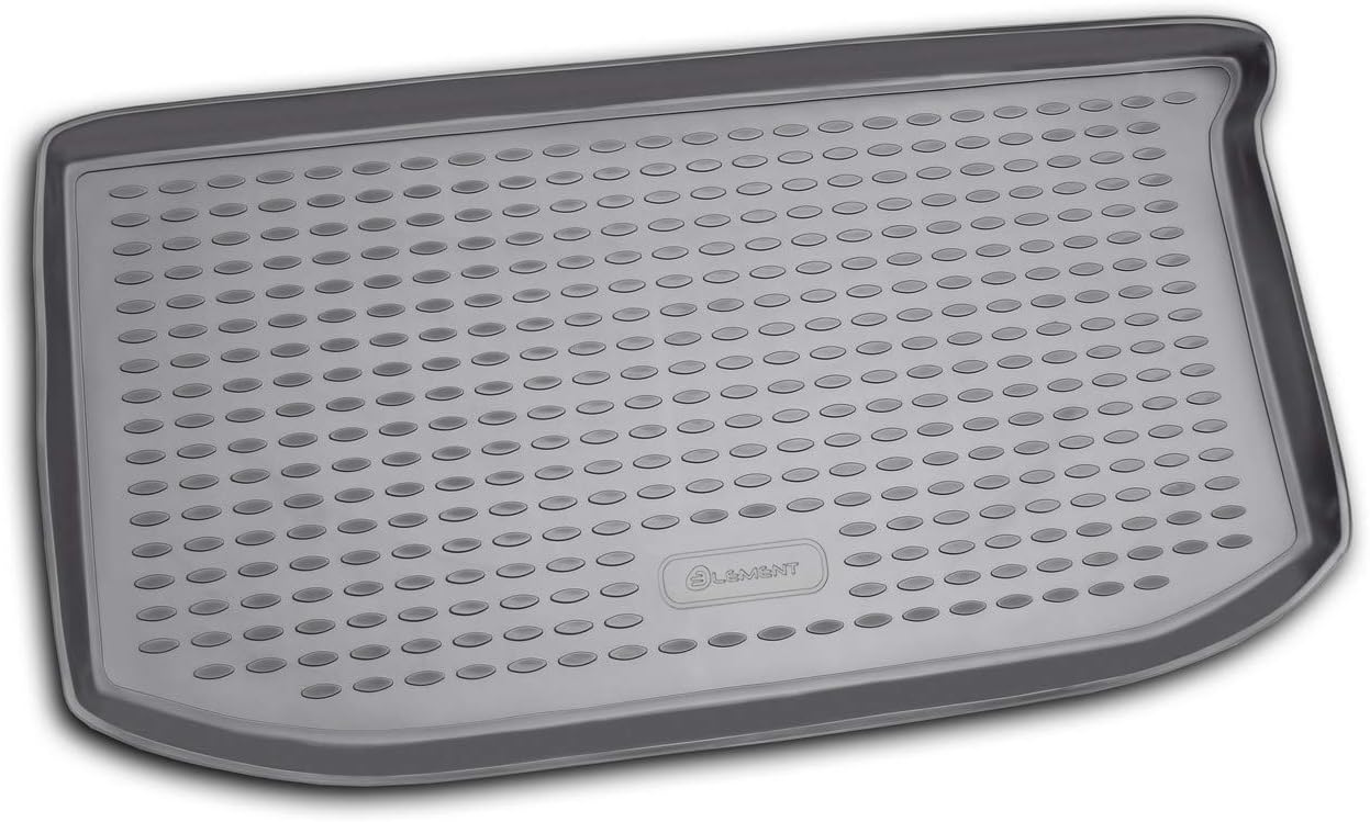 Element Tailored Fit Rubber Boot Liner Protector Mat for FIAT Panda Mk2 2003-2012, hatchback, Black, Passform