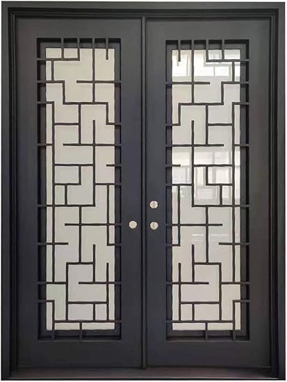 72 X 96 Black Patio Doors Exterior Doors The Home Depot