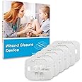 Emergency Wound Closure Strips 6 Pcs Zip Stitch for Wounds Care Laceration Closure Kit Zipstitch Bandages Quick Clot Repair Wounds Without Stitches