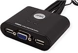 ATEN CS22U 2-Port USB VGA KVM Switch Remote Selector Up to 2048x1536 Windows view 3