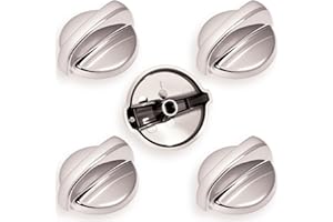 WB03T10284 Oven Knobs Replacements for GE, Stove Knobs for GE Replacements Surface Burner Control Assembly - Replaces 191D510