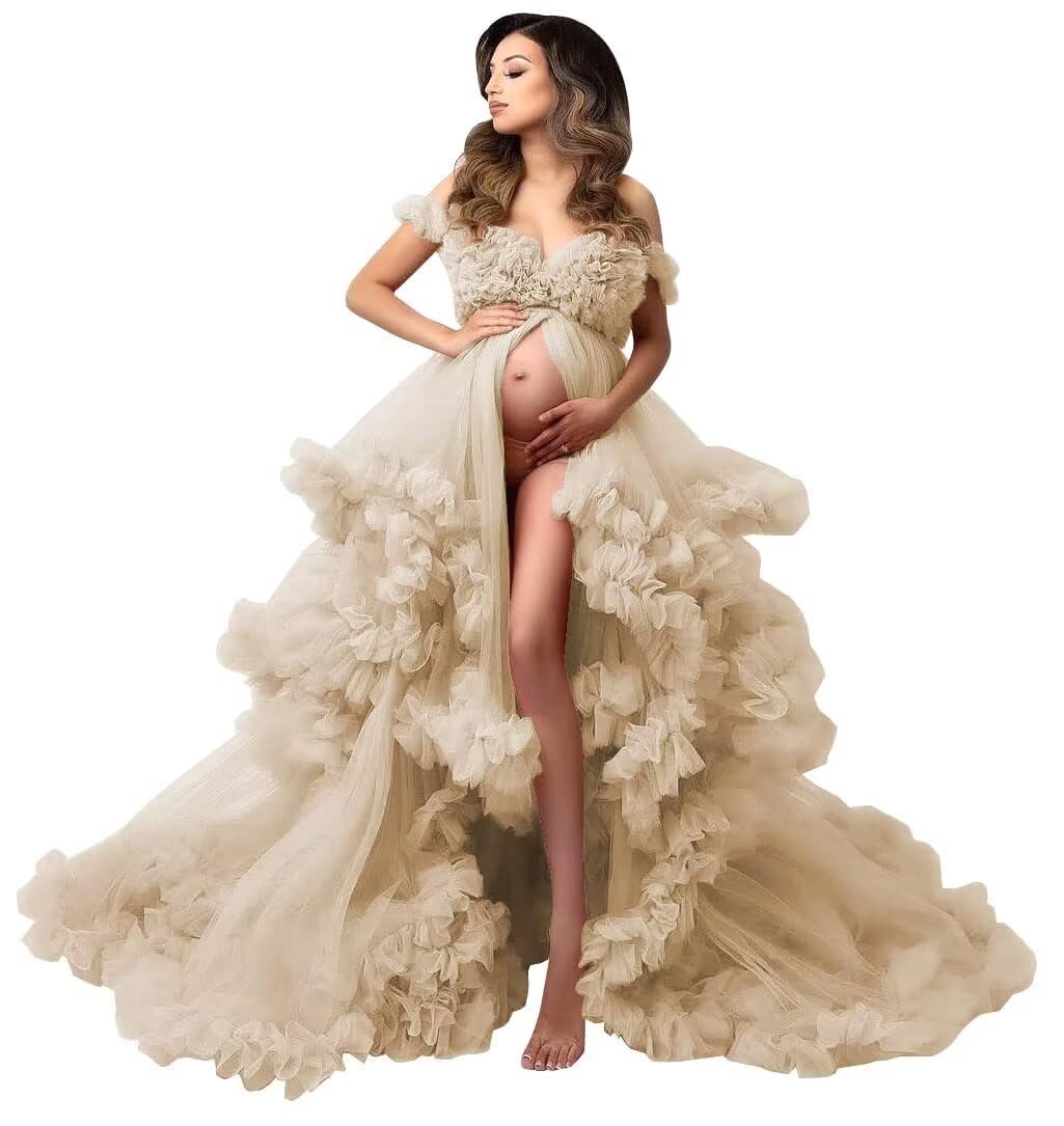 Molisa Maternity Robe Dressing Gown Photoshoot