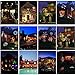Christmas New Year's Day Valentine’s Day Carnival Birthday SENQIAO Projector Light 12 Pattern LED Landscape Light Waterproof Garden Lamp Projection Lighting for Holiday, Party, Garden Decoration