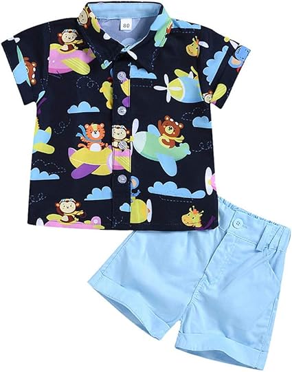 animal print shirt for baby boy