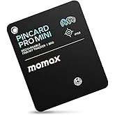 Momax Wallet Tracker Smart Finder - Rechargeable Slim Bluetooth Key Tracking Card with 1-Year Battery, Apple Find My (iOS Only), Item Locator for Luggage Tag, Suitcase, Passport, Backpacks, Mini Size