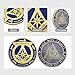 Masonic Challenge Coin Blue Lodge Freemasonry Coin