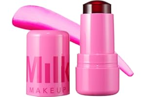 Milk Makeup Cooling Water Jelly Tint – Long-Lasting Sheer Lip + Cheek Stain with Firming Vegan Collagen + Hydrating Aloe – Transfer Proof, Buildable Lip Tint + Blush