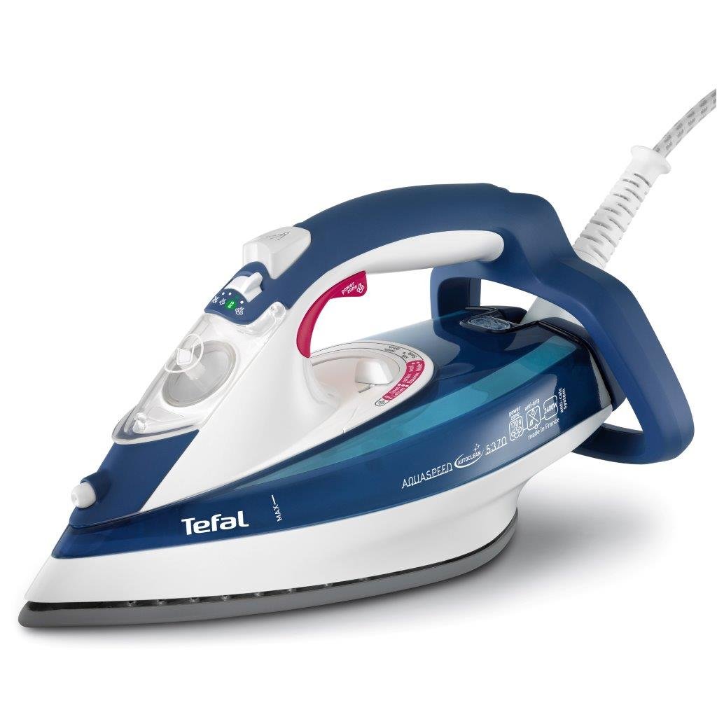 Tefal Aquaspeed Steam Iron FV5370 Blue Amazon.co.uk Kitchen & Home