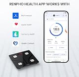 RENPHO Scale 500lbs Capacity Ultra Wide 12x12 Platform Body Fat Bluetooth view 4