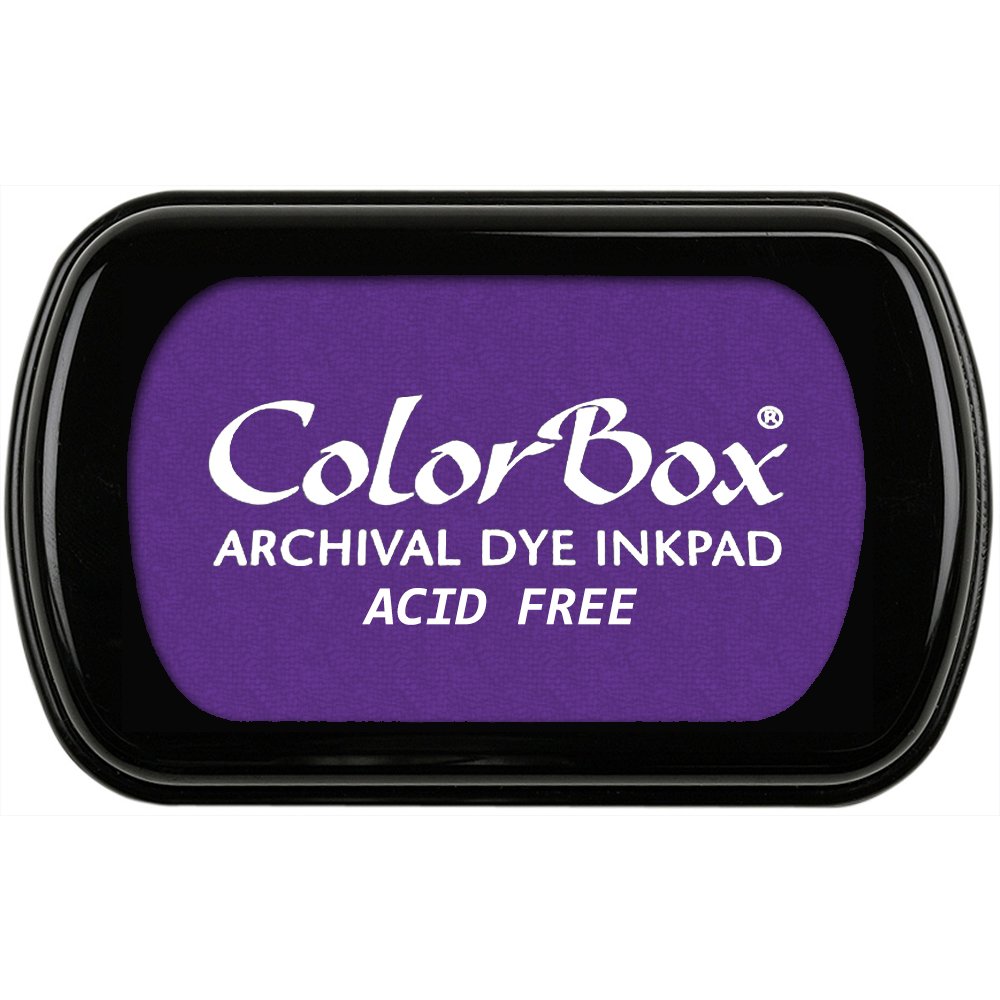 Dark Purple Ink Pad for Rubber Stamp Mutliple Surface