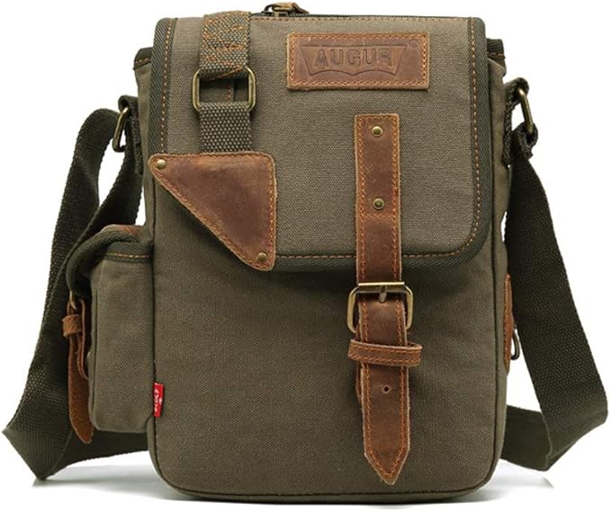 Coronel Tapiocca Umhängetasche Herren - Nylon, 18x5x23 Cm, Mit Reißverschlussfächern