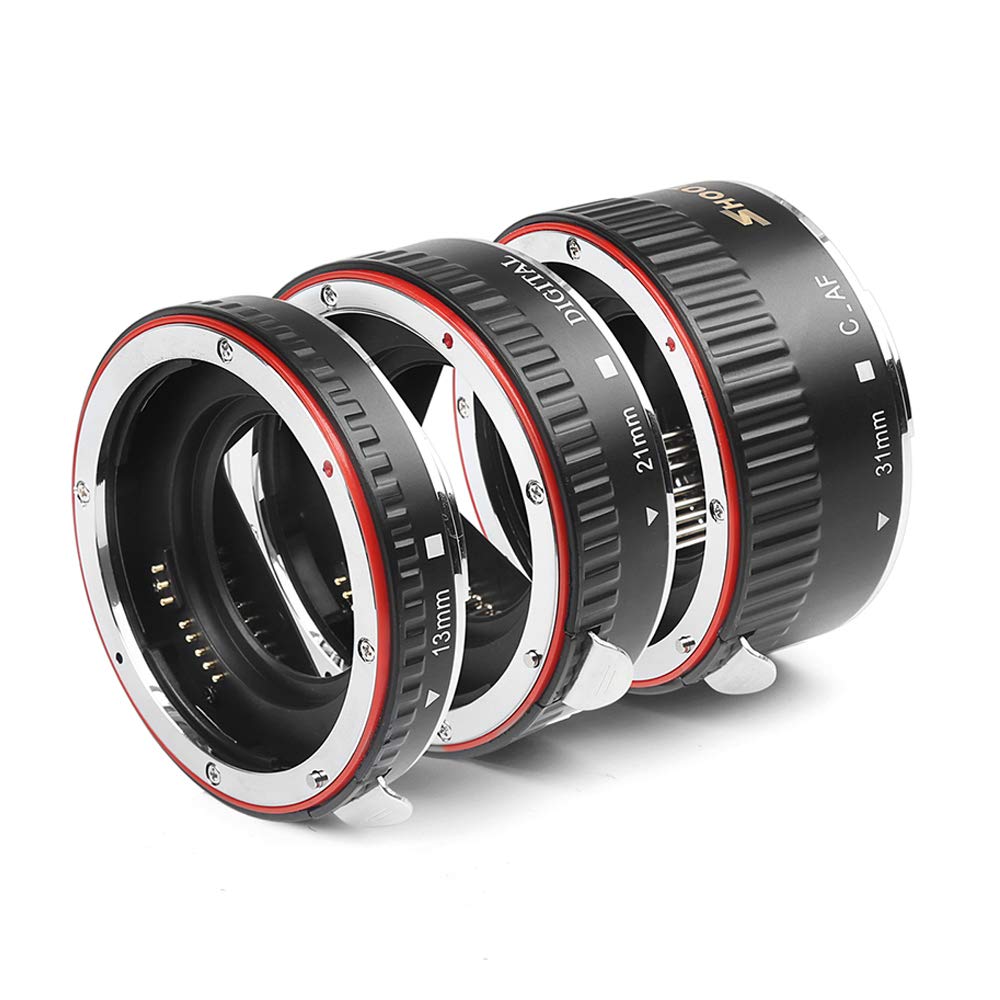 D&F AF Auto Focus Macro Extension Tube Set EOS