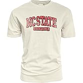 Blue 84 NCAA Unisex-Adult NCAA Officially Licensed T-Shirt Ivory Dyed Ringspun Vintage