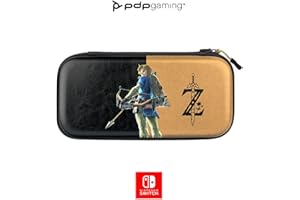 PDP Gaming Officially Licensed Switch Slim Deluxe Travel Case - Zelda Breath of the WIld - Semi-Hardshell - Console Stand - P