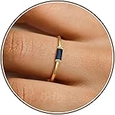 Btysun September Birthstone Rings for Women Dainty Gold Rings 21st 30th Birthday Gifts for Her Stocking Stuffers for Teen Anniversary Wedding Gifts for Wife Girlfriend September Birthstone Jewelry